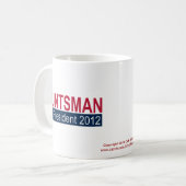 2012年ジョン・ハンツマン社長 コーヒーマグカップ (正面左)