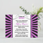 2012年トレンディーパープグランジル卒業パーティー招待状 招待状 (スタンド正面)