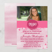 2012年トレンディー·ピングランジクの卒業パーティー·招待状 招待状 (正面/裏面)