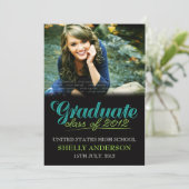 2012年ブルーグリーンモダン招待状研究科 招待状 (スタンド正面)