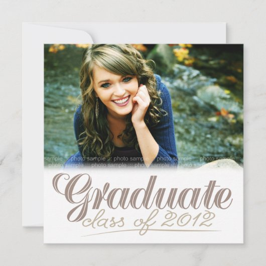 2012年ホワイト·招待状研究科 招待状 (正面)