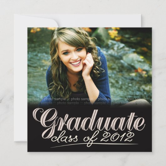 2012年ホワイト·招待状研究科 招待状 (正面)