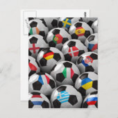 2012年ヨーロッパ選手権 ポストカード (正面/裏面)