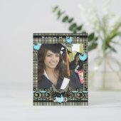 2012年上級写真の卒業招待状のクラス インビテーションポストカード (スタンド正面)