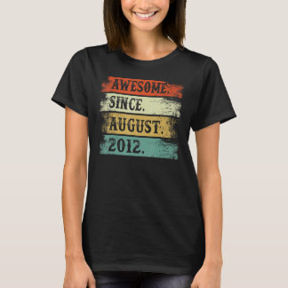 2012年以素晴らし来10威厳がある年誕生日 Tシャツ
