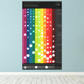 2012年以降の新しいテクノロジーのビジョン キャンバスプリント (インサイチュ (ウッドフロア))