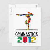 2012年体操 ポストカード (正面/裏面)