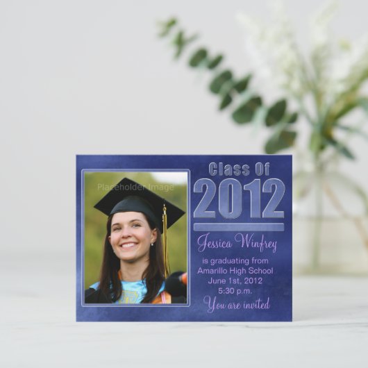 2012年写真卒業発表 招待状 (スタンド正面)