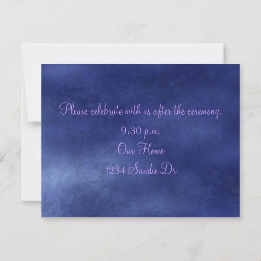 2012年写真卒業発表 招待状 (裏面)