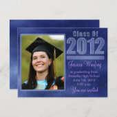 2012年写真卒業発表 招待状 (正面/裏面)