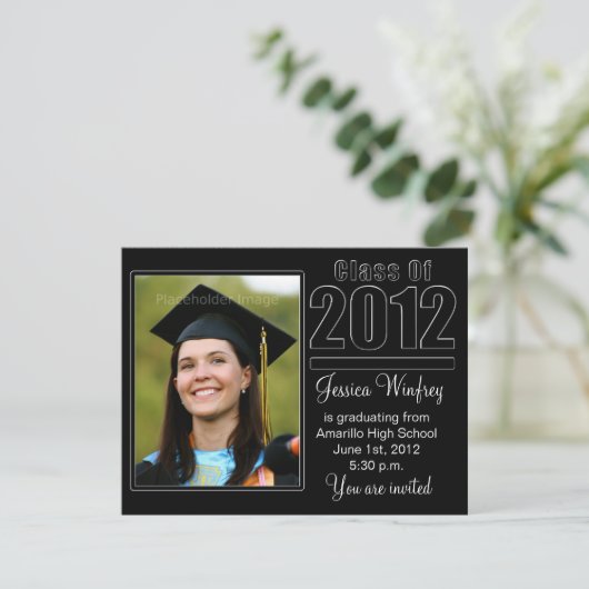 2012年写真卒業発表 招待状 (スタンド正面)