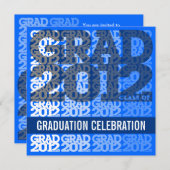 2012年卒業パーティの招待状12B級 招待状 (正面/裏面)