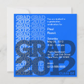 2012年卒業パーティの招待状12B級 招待状 (裏面)