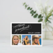 2012年卒業招待状はがき インビテーションポストカード (スタンド正面)