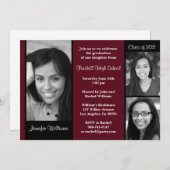 2012年卒業招待状クラス 招待状 (正面/裏面)