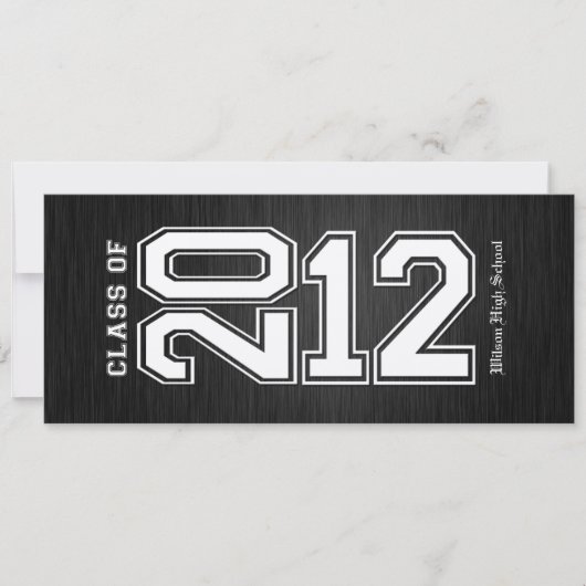 2012年卒業招待状 招待状 (正面)