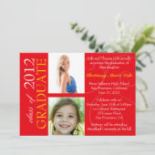 2012年卒業発表等 招待状 (スタンド正面)