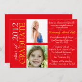 2012年卒業発表等 招待状 (正面/裏面)