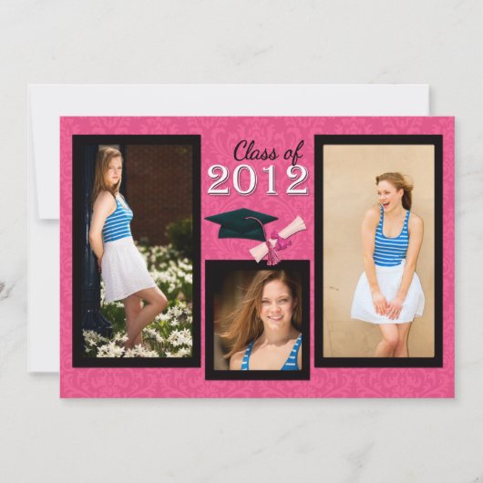 2012年卒業記録（2013年） 招待状 (正面)