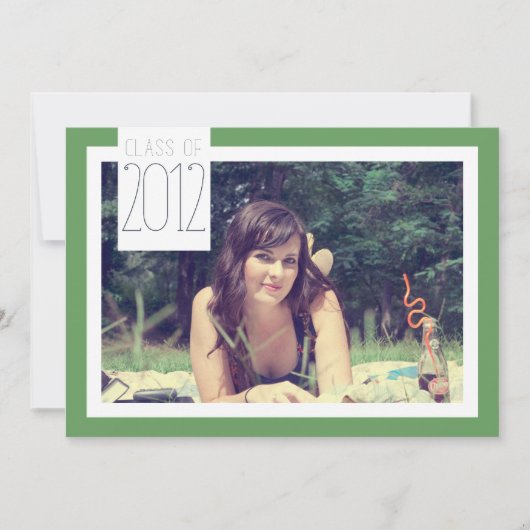 2012年度卒業お祝い 招待状 (正面)