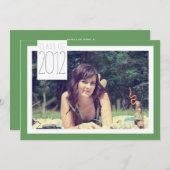 2012年度卒業お祝い 招待状 (正面/裏面)