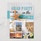2012年度卒業ビーチパーティー 招待状 (正面/裏面)
