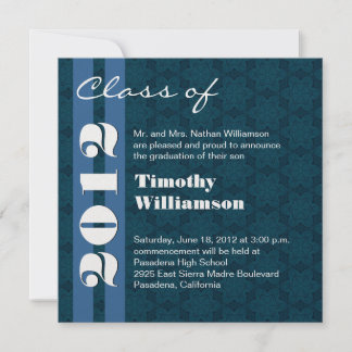 2012年度 ブルーとホワイトのデザインを任意の年度に変更 案内状