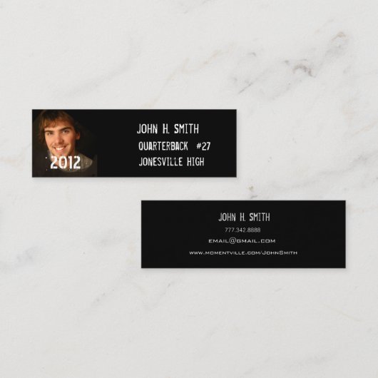 2012年後期卒業招待状&ギフト コーリングカード (正面/裏面)