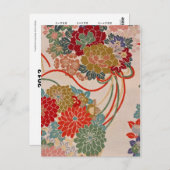 2012年日本のポケットカレンダーはがき ポストカード (正面/裏面)