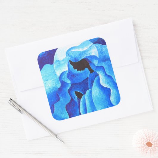 2012年歌の前 スクエアシール (封筒)