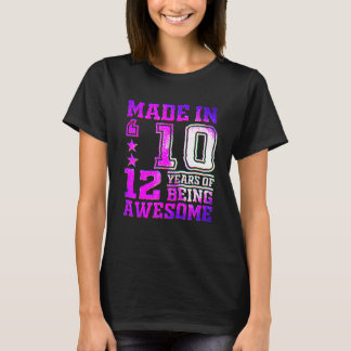 2012年生まれの12歳の女の子のための誕生日ギフト Tシャツ