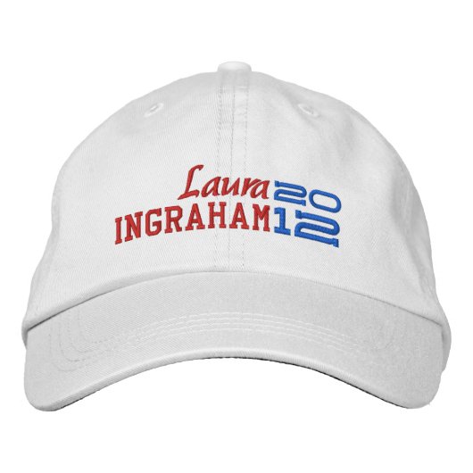 2012年社長兼Laura Ingraham 刺繍入りキャップ (正面)