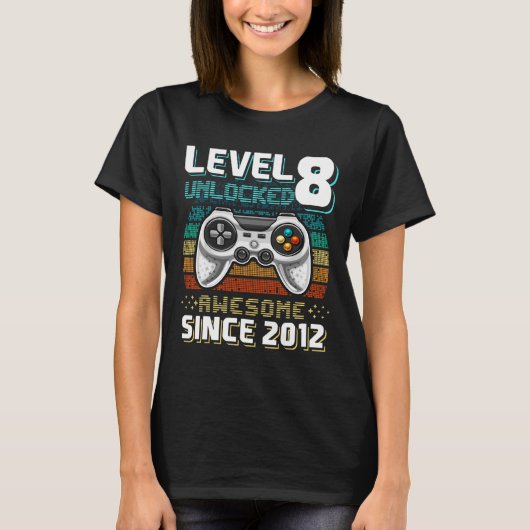 2012年素晴らしゲーム第8誕生日Gi Tシャツ (正面)