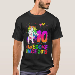 2012年素晴らし以来、ユニコーン10誕生日 Tシャツ