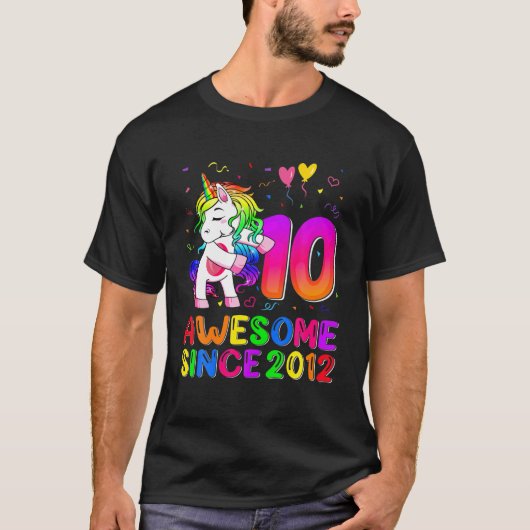 2012年素晴らし以来、ユニコーン10誕生日 Tシャツ (正面)