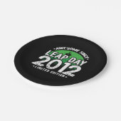 2012年素晴らし閏年以来2012年2月29誕生日 ペーパープレート (アングル)