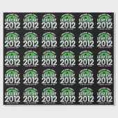 2012年素晴らし閏年以来2012年2月29誕生日 ラッピングペーパー (フラット)