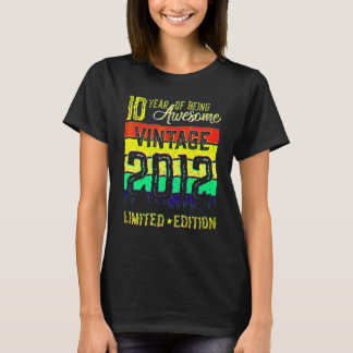 2012年製 10歳 レトロ ヴィンテージ 10歳の誕生日 Tシャツ