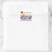 2012年誇りを持ったTシャツとギフト スクエアシール (バッグ)