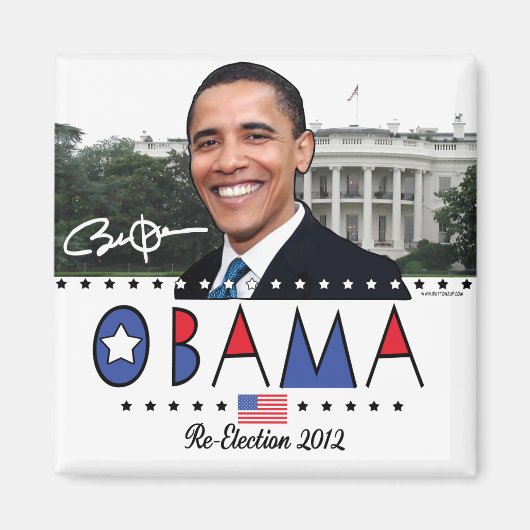 2012年選小浜再大統領ギア マグネット (正面)
