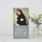 2012年高校卒業フォトカードのクラス 案内状 (スタンド正面)