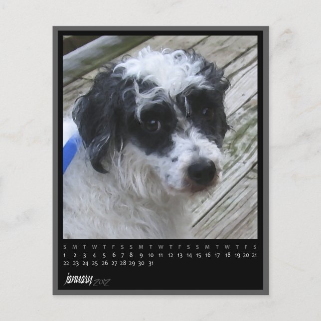 2012年1月カレンダー (正面)