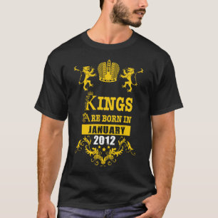 2012年1生まれ月に国王が必需品に選ばれる Tシャツ