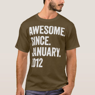 2012年1素晴らし月11日誕生日1 Tシャツ