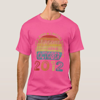 2012年10月以来10誕生日素晴らしギフト10 Tシャツ