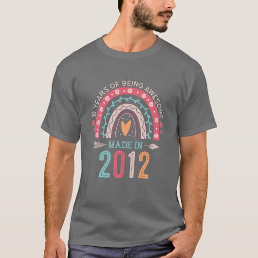 2012年10歳のレインボー10誕生日ギル製 Tシャツ (正面)