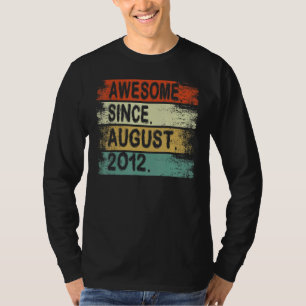 2012年10素晴らし日威厳がある誕生10歳 Tシャツ