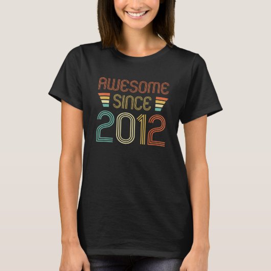 2012年10素晴らし歳誕生日少年 Tシャツ (正面)