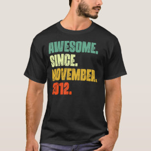 2012年11月素晴らし10th Birから10歳 Tシャツ