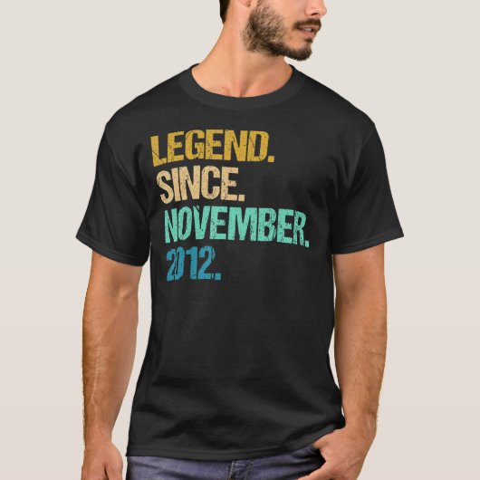 2012年11月素晴らし10th Birから10歳 Tシャツ (正面)